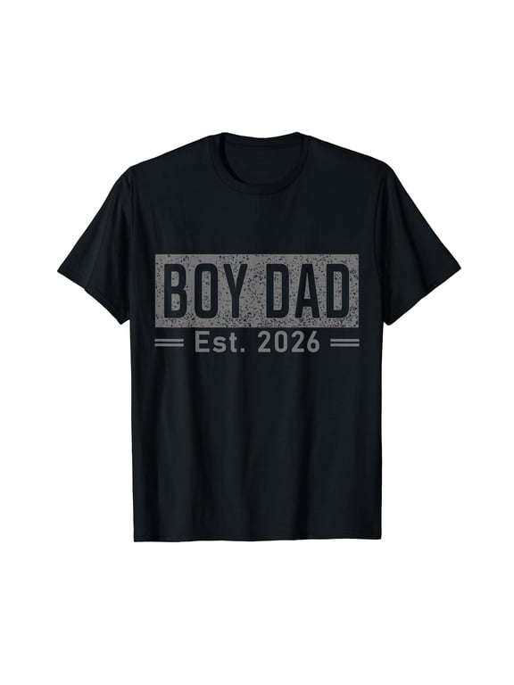 Men boy Dad Est 2026 Newborn Daddy Father Baby boy Son T-Shirt