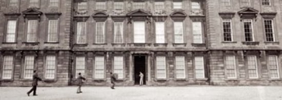 Men carrying boxes moving to a new building Dyrham Park Dyhram Gloucestershire England Canvas Art - Panoramic Images (36 x 13)