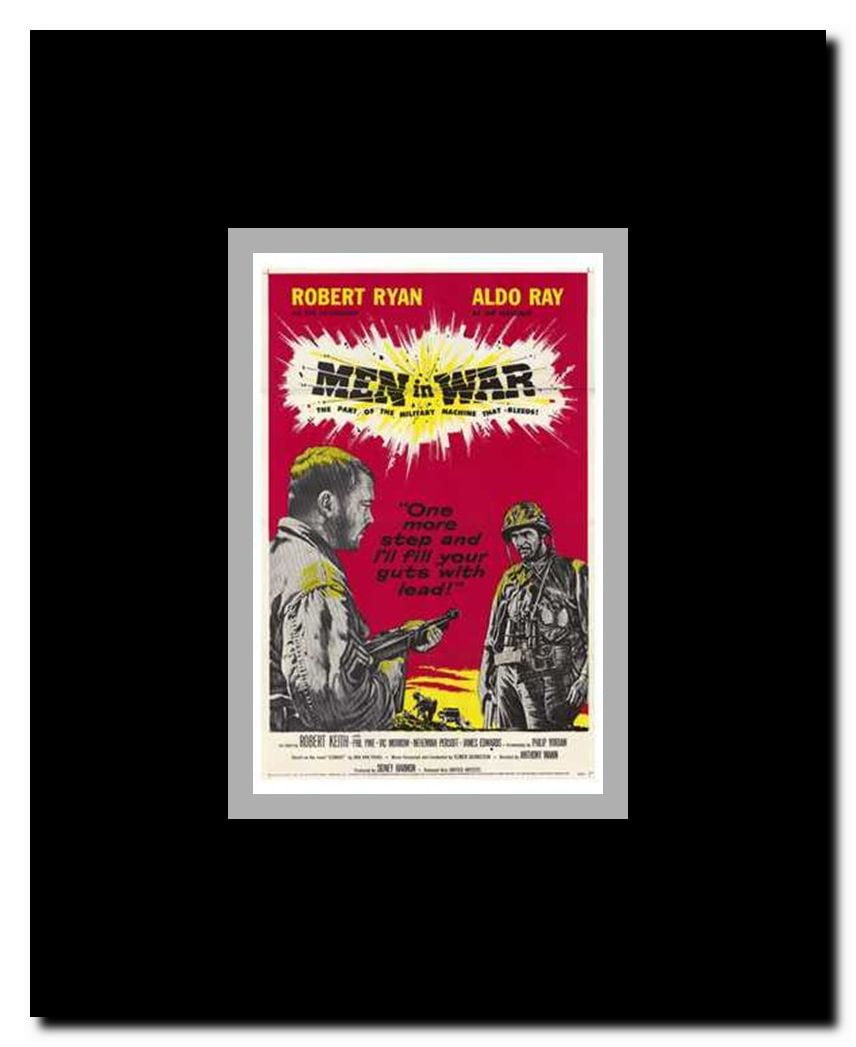 Men in War Framed Movie Poster