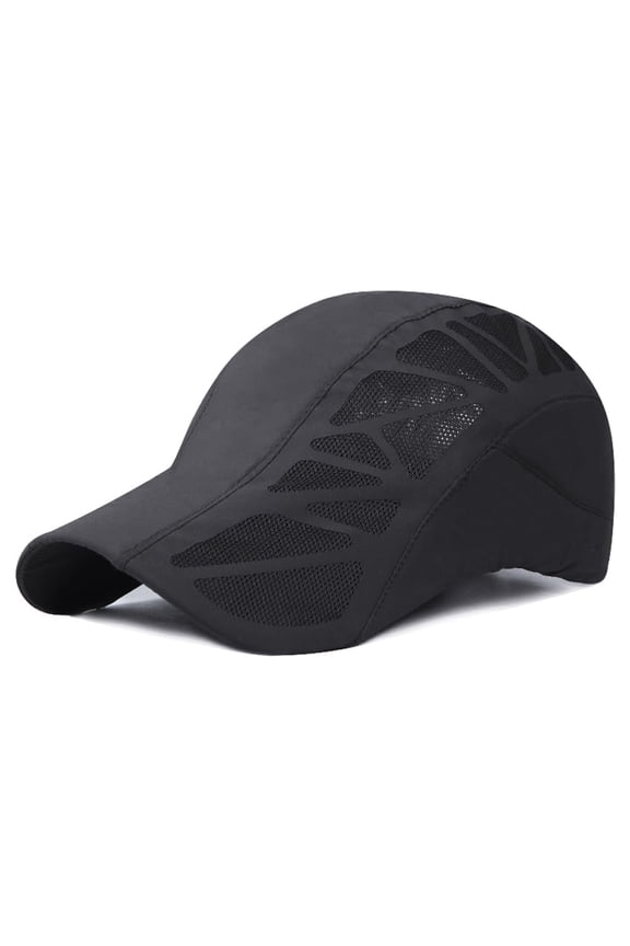 Men mesh cap baseball cap running hat quick drying hats unisex breathable sport solid color snapback hat