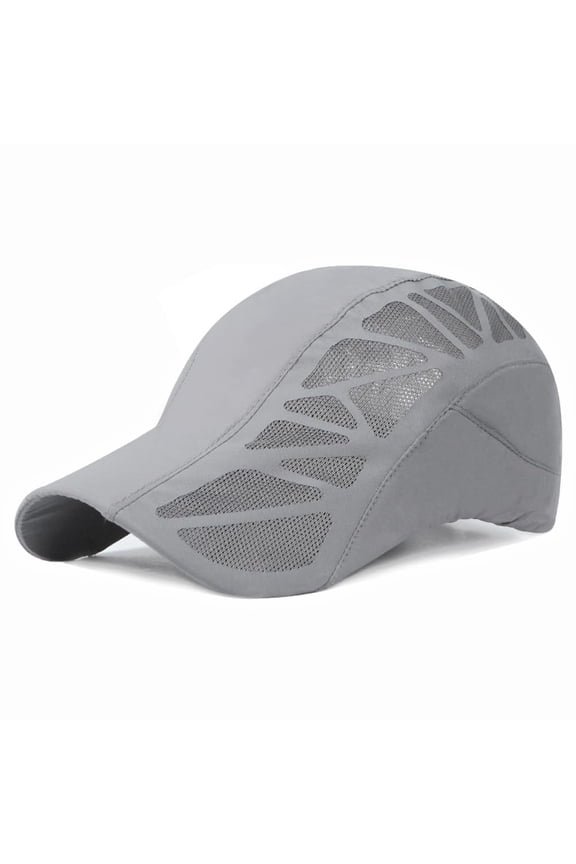 Men mesh cap baseball cap running hat quick drying hats unisex breathable sport solid color snapback hat