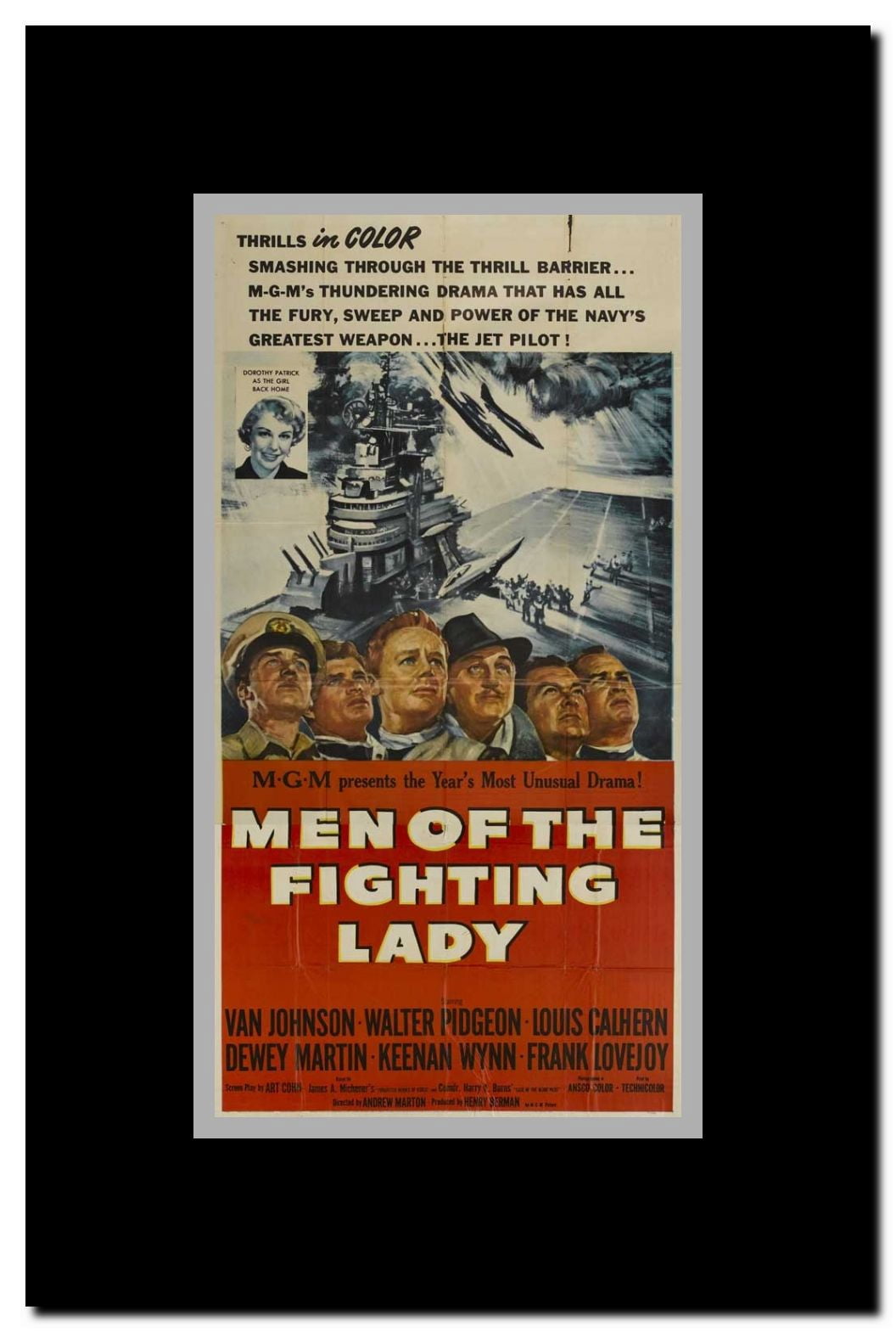 Men of the Fighting Lady Framed Movie Poster