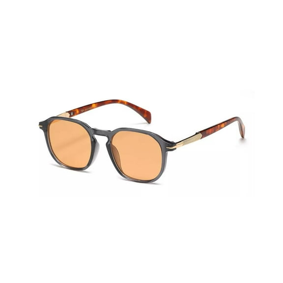 Men or Women Fashion Vintage Square Round Vintage Horn Rim Hipster Sunglasses
