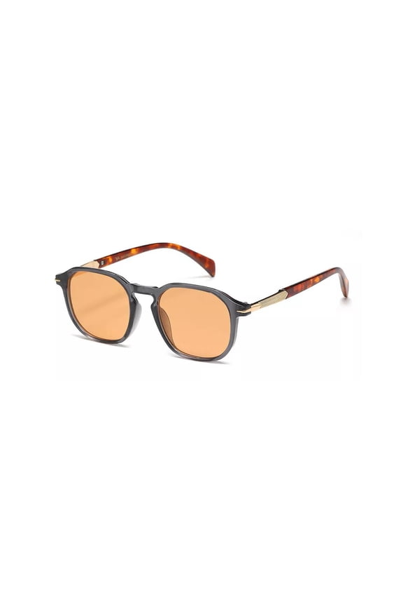 Men or Women Fashion Vintage Square Round Vintage Horn Rim Hipster Sunglasses