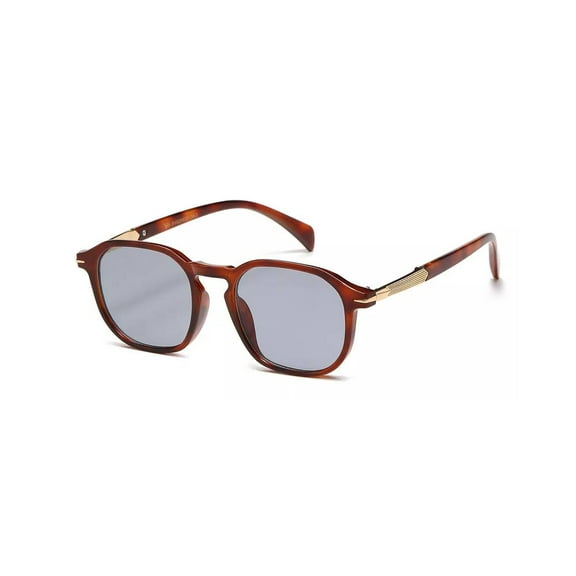 Men or Women Fashion Vintage Square Round Vintage Horn Rim Hipster Sunglasses