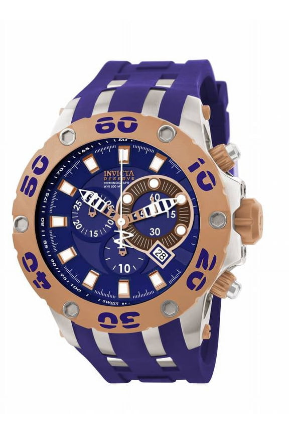 Men's 0910 Subaqua Quartz Chronograph Blue Dial Watch