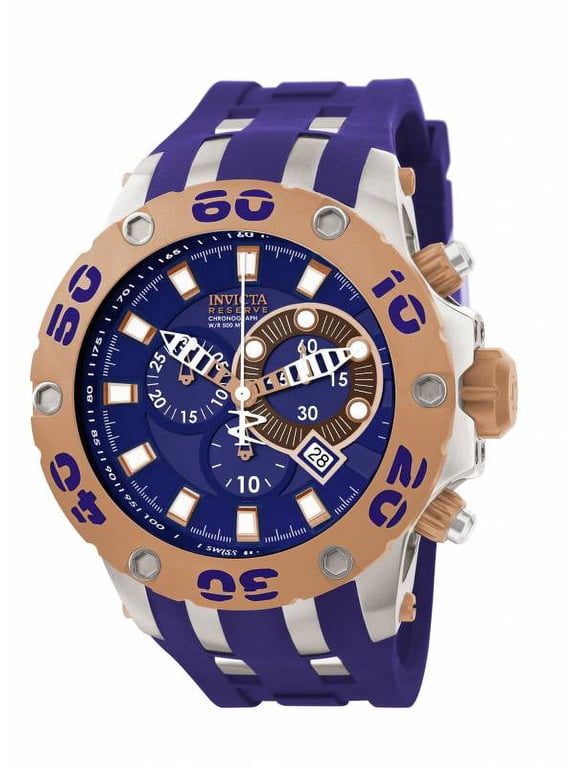 Men's 0910 Subaqua Quartz Chronograph Blue Dial Watch