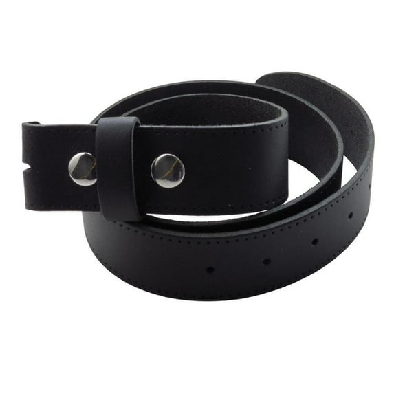Men's 1 1/2 inch Leather Belt Extreme Belt Black