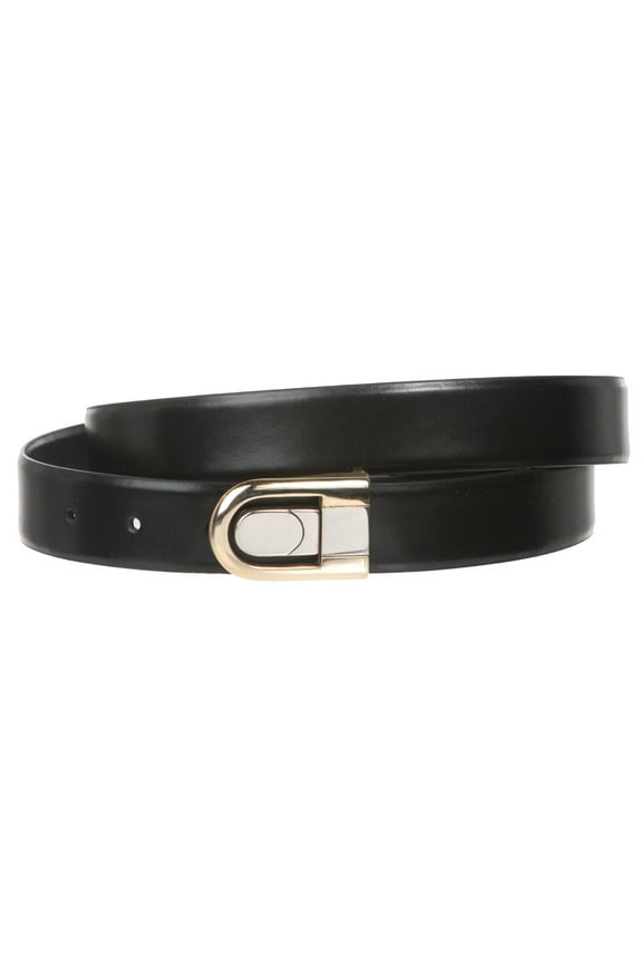 Men's 1 1/8" Black Cut-To-Fit One-Size-Fits-All Feather Edged Plain Leather Dress Belt