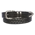 thumbnail image 1 of Men's 1 1/8 Inch (30 mm) Braided Leather Dress Lacing Belt, 1 of 2