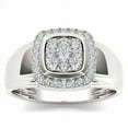 thumbnail image 1 of Men's 1/2 Carat T.W. Diamond 10kt White Gold Engagement Ring, 1 of 1
