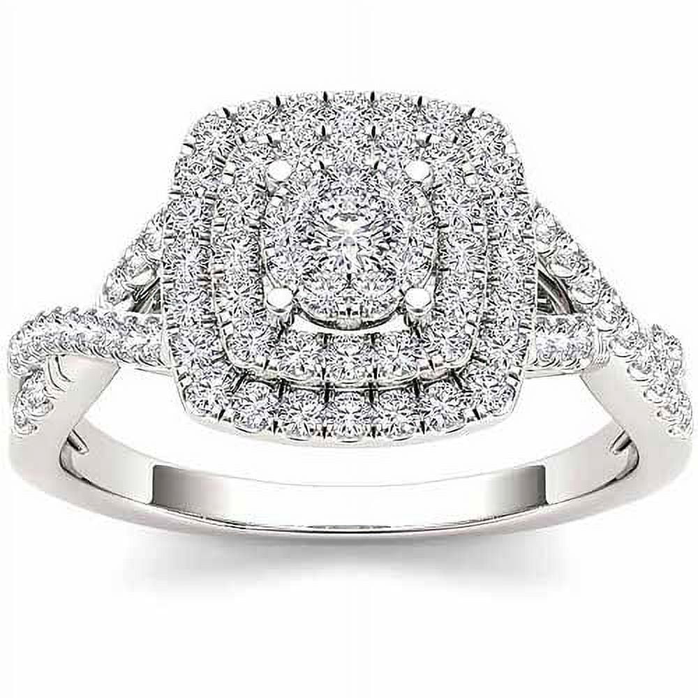 Men's 1/2 Carat T.W. Diamond 10kt White Gold Ring