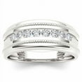 thumbnail image 1 of Men's 1/2 Carat T.W. Diamond 10kt White Gold Wedding Band, 1 of 1
