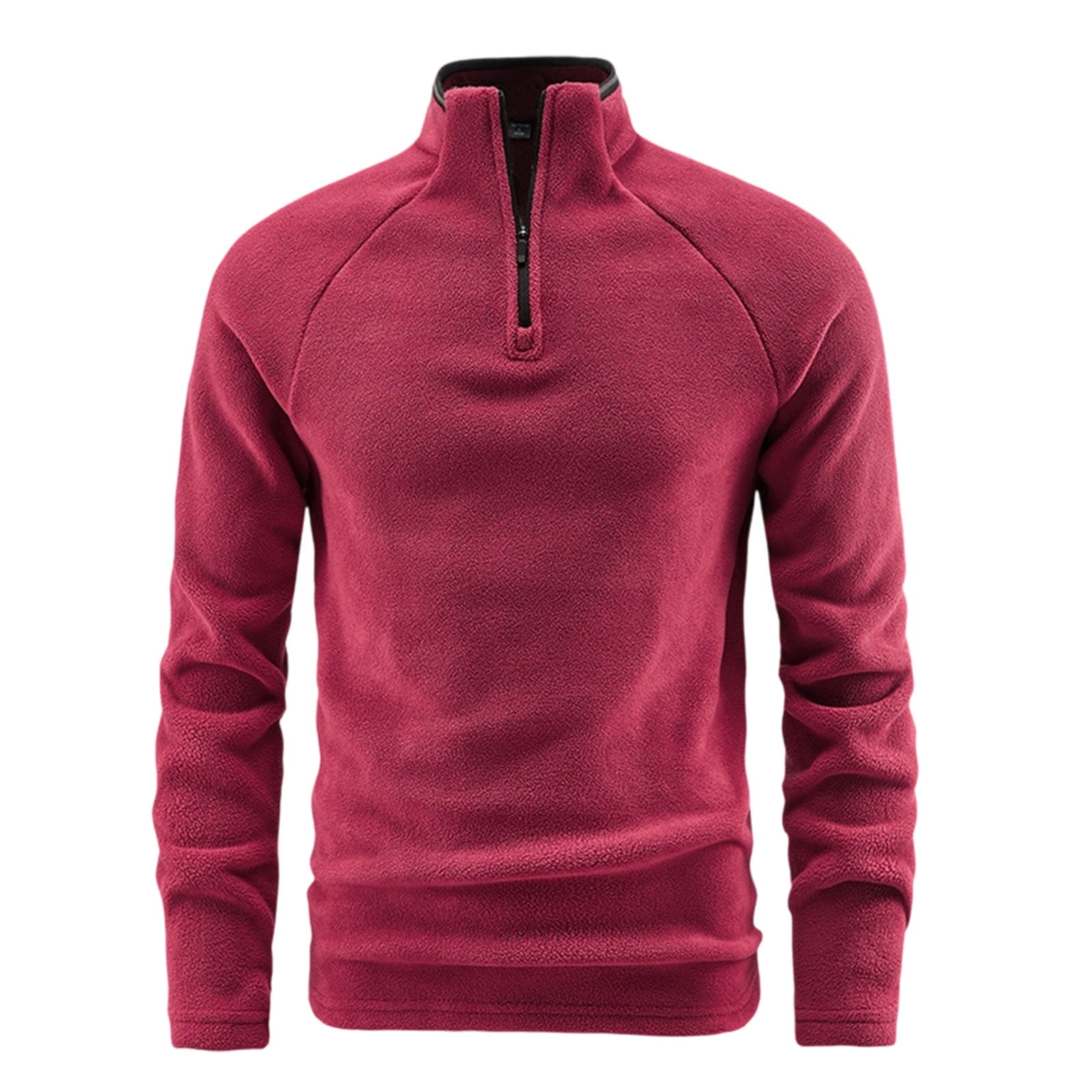 Men's 1/4 Zip Fleece Pullover Fall Winter Clothes for Men Long Sleeve ...