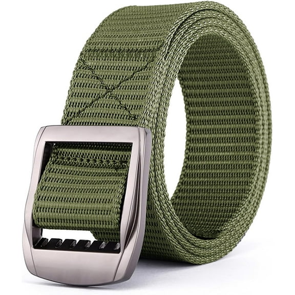 Men's 1.5" Nylon Web Work Belt Simple Everyday Riggers Belt