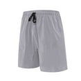 thumbnail image 1 of Men's 10 Inch Chino Shorts Flat Front 4-Way Stretch Elastic Waist Lightweight Casual Summer Work Beach Golf Hiking Daily Wear Shorts, 1 of 5