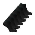 thumbnail image 1 of Men's 100% Cotton Ankle Socks | Sock Snob | Breathable No Show Soft Invisible Trainer Socks, 1 of 2