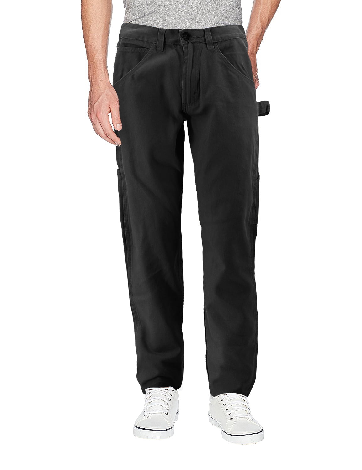 Men's Carpenter Work Jeans Hammer Loop Relaxed Fit Casual