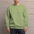 thumbnail image 1 of Men's 100% Cotton Crew Neck Sweatshirt Loose Soft Basic Pullover Sweatshirt, 1 of 15