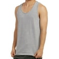 thumbnail image 1 of Men’s 100% Cotton Heavyweight Tank Top, Heather Grey L, 1 Pack, 1 of 4