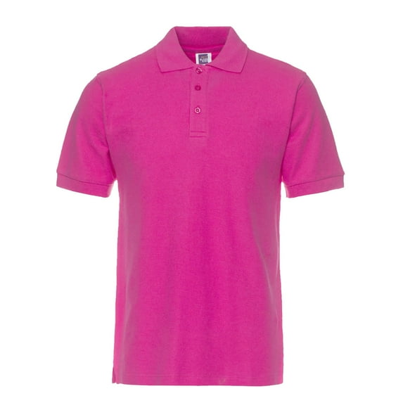 Men's 100% Cotton Knitted Polo Shirt Short Sleeve Classic Casual T-Shirt in 15 Colors