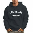 thumbnail image 1 of Men's 100% Cotton LAS VEGAS Hoodie 330g Thick Pocket Hood, 1 of 15