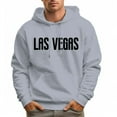 thumbnail image 1 of Men's 100% Cotton LAS VEGAS Hoodie 330g Thick Pocket Hood, 1 of 16