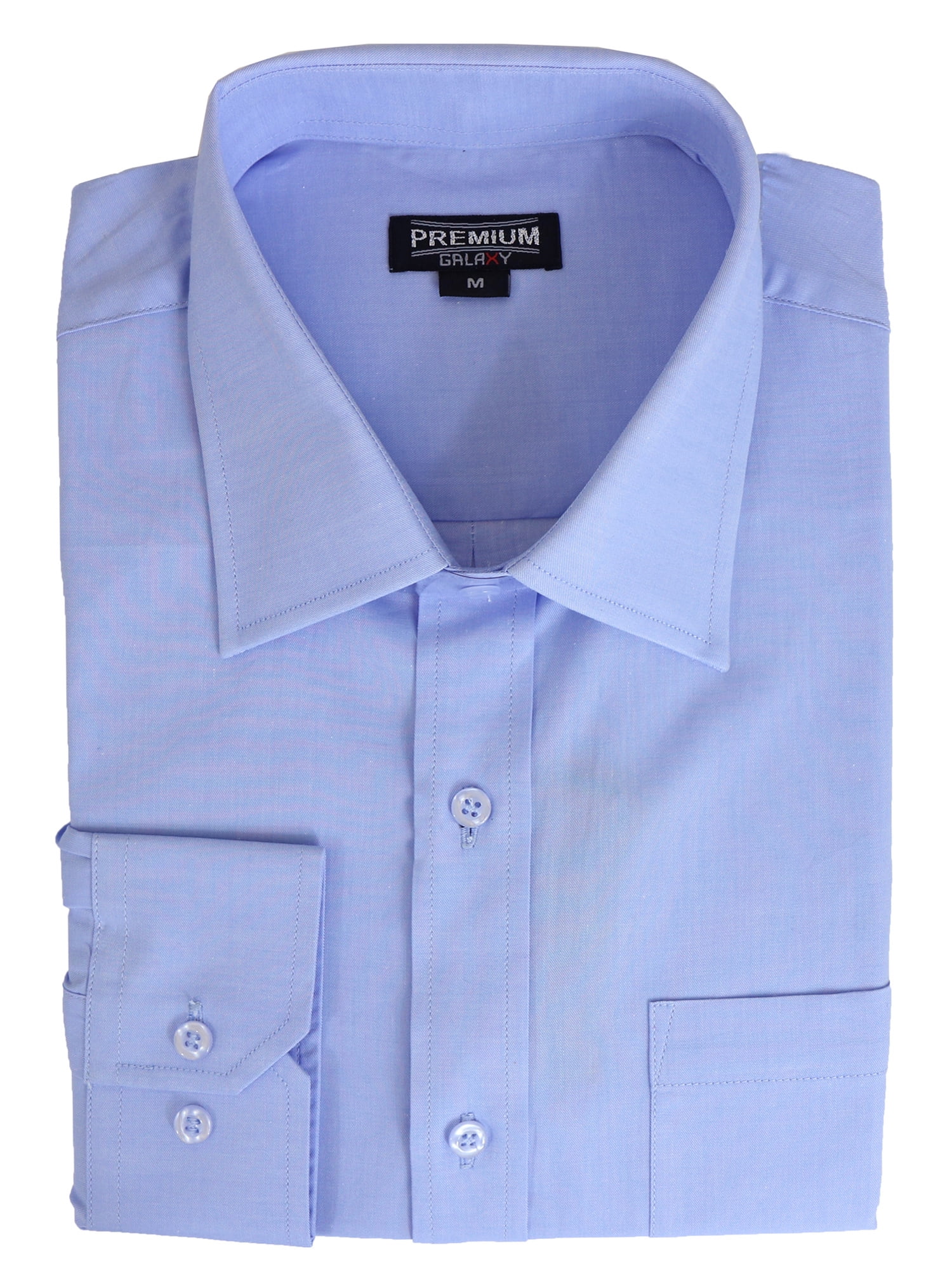 Men's 100% Cotton Long Sleeve Casual Dress Shirts - Walmart.com