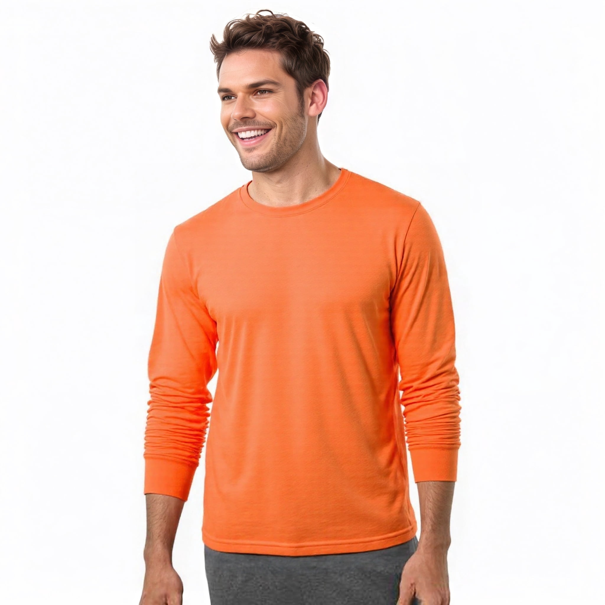 Gamefish USA Super-Soft Bass Fishing T-Shirt – 100% Cotton Unisex Tee Neon Orange