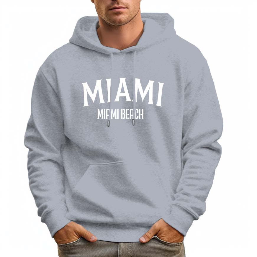 Lauris Couture Men's Yellow and Black Miami Hoodie