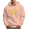 thumbnail image 1 of Men's 100% Cotton MICHIGAN M Hoodie 330g Thick Pocket Hood, 1 of 16