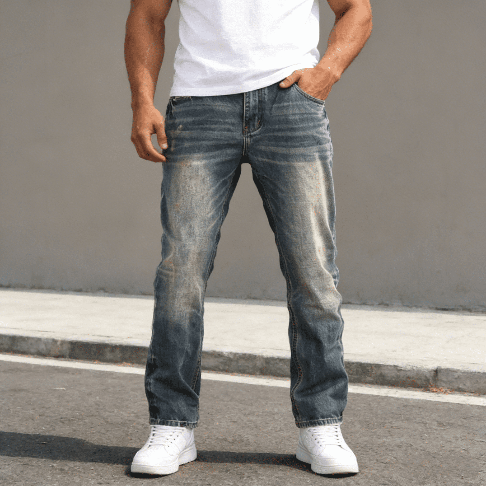 Non Stretch Mens Jeans