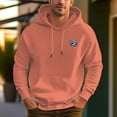 thumbnail image 1 of Men's 100% Cotton Shark Head Pattern Hoodie 450g Thick Pocket Hood, 1 of 13