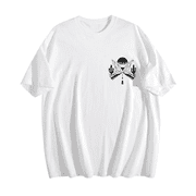 Mens 100% Cotton Short Sleeve Crewneck Graphic T-Shirt, Soft Breathable Moisture Wicking Casual Basic S-3XL NH00040