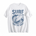 thumbnail image 1 of Men's 100% Cotton Short Sleeve Crewneck Graphic T-Shirt, Soft Breathable Moisture Wicking Casual Basic S-3XL, 1 of 7