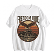 thumbnail image 1 of Men's 100% Cotton Short Sleeve Crewneck Graphic T-Shirt, Soft Breathable Moisture Wicking Casual Basic S-3XL, 1 of 7