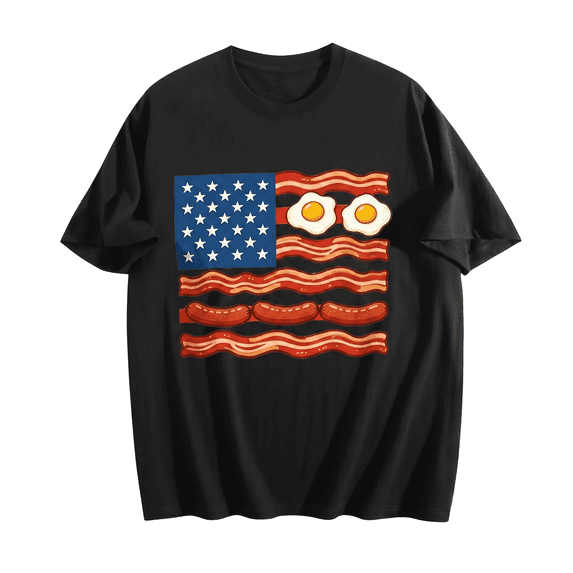 Men's 100% Cotton Short Sleeve Crewneck Graphic T-Shirt, Soft Breathable Moisture Wicking Casual Basic S-3XL