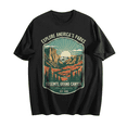 thumbnail image 1 of Men's 100% Cotton Short Sleeve Crewneck Graphic T-Shirt, Soft Breathable Moisture Wicking Casual Basic S-3XL, 1 of 7