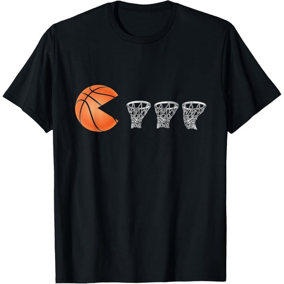 Men's 100% Cotton T-Shirt 180gsm - Funny Basketball Bucket T-Shirt, Black Comfortable Breathable Soft Tee, Gift for Men