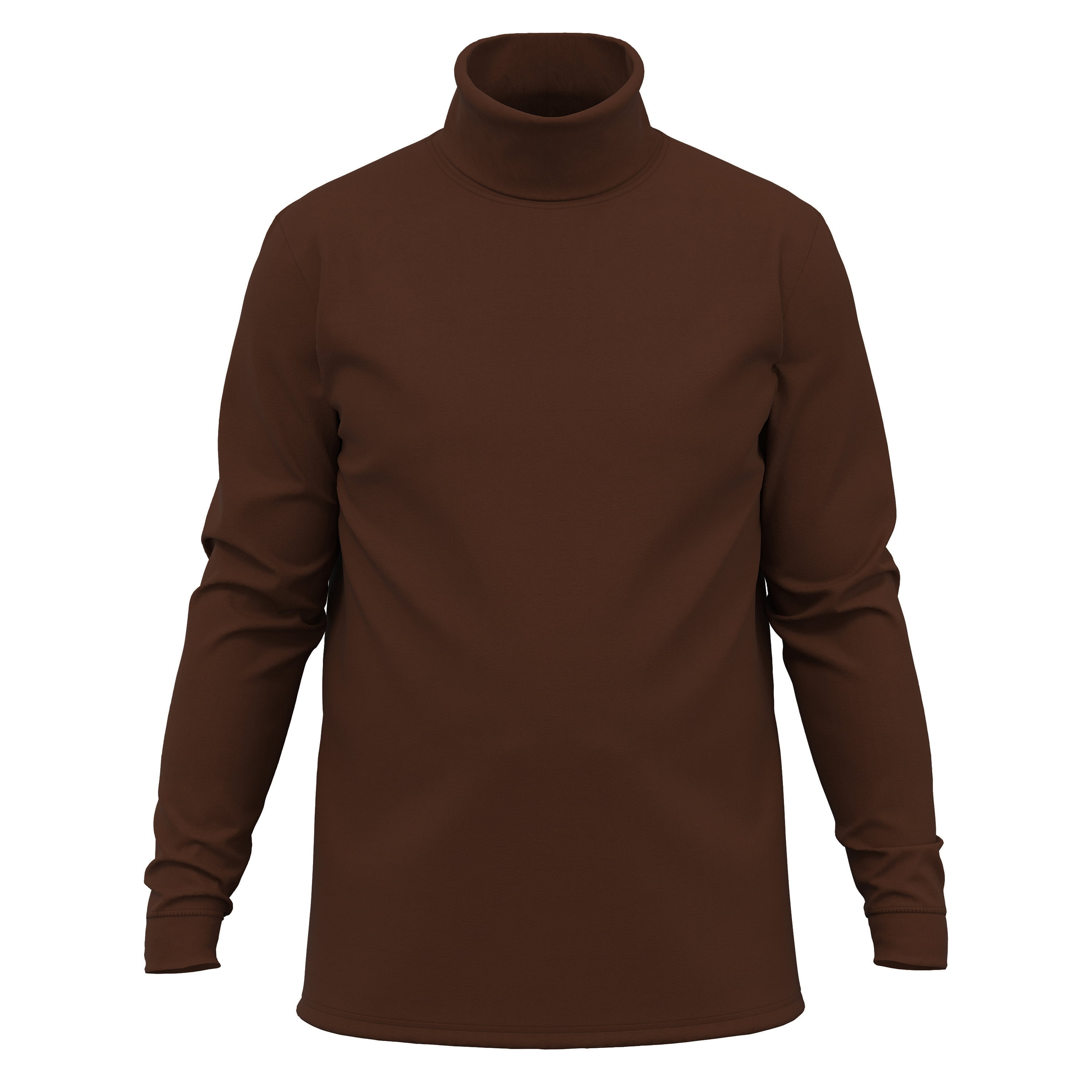 Men s 100 Interlock Knit Combed Cotton Super Soft Euro Design Ski Casual Turtleneck Pullover Walmart