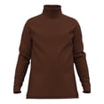 thumbnail image 1 of Men's 100% Interlock Knit Combed Cotton Super-Soft Pre-Washed Ski Casual Droptail Turtleneck Pullover Sweater, 1 of 7