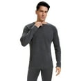 thumbnail image 1 of Men's 100% Merino Wool Base Layer Tops Lightweight Long Sleeve Active Base Layer, 1 of 6