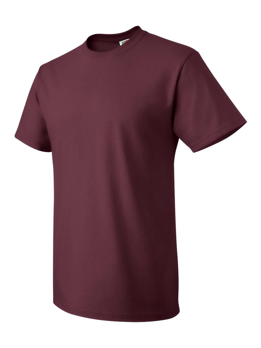 Men's 100 Percent Cotton Double Needle Sleeves Crew Neck T-Shirt. 3930