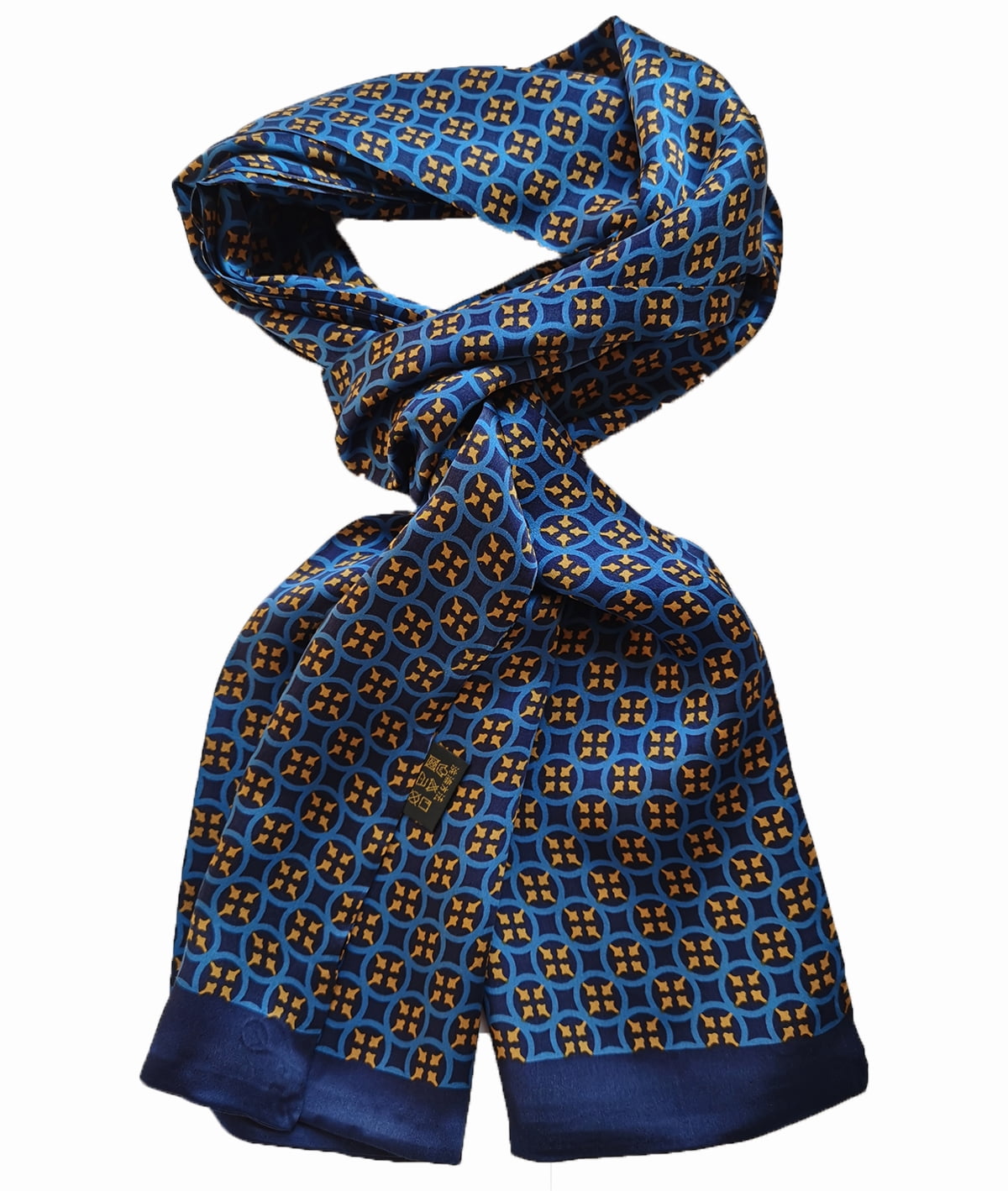 Men's 100 Silk Scarf Double Layers Fashion Neckerchief Men's 100 Silk Scarf Double Layers Fashion Neckerchief