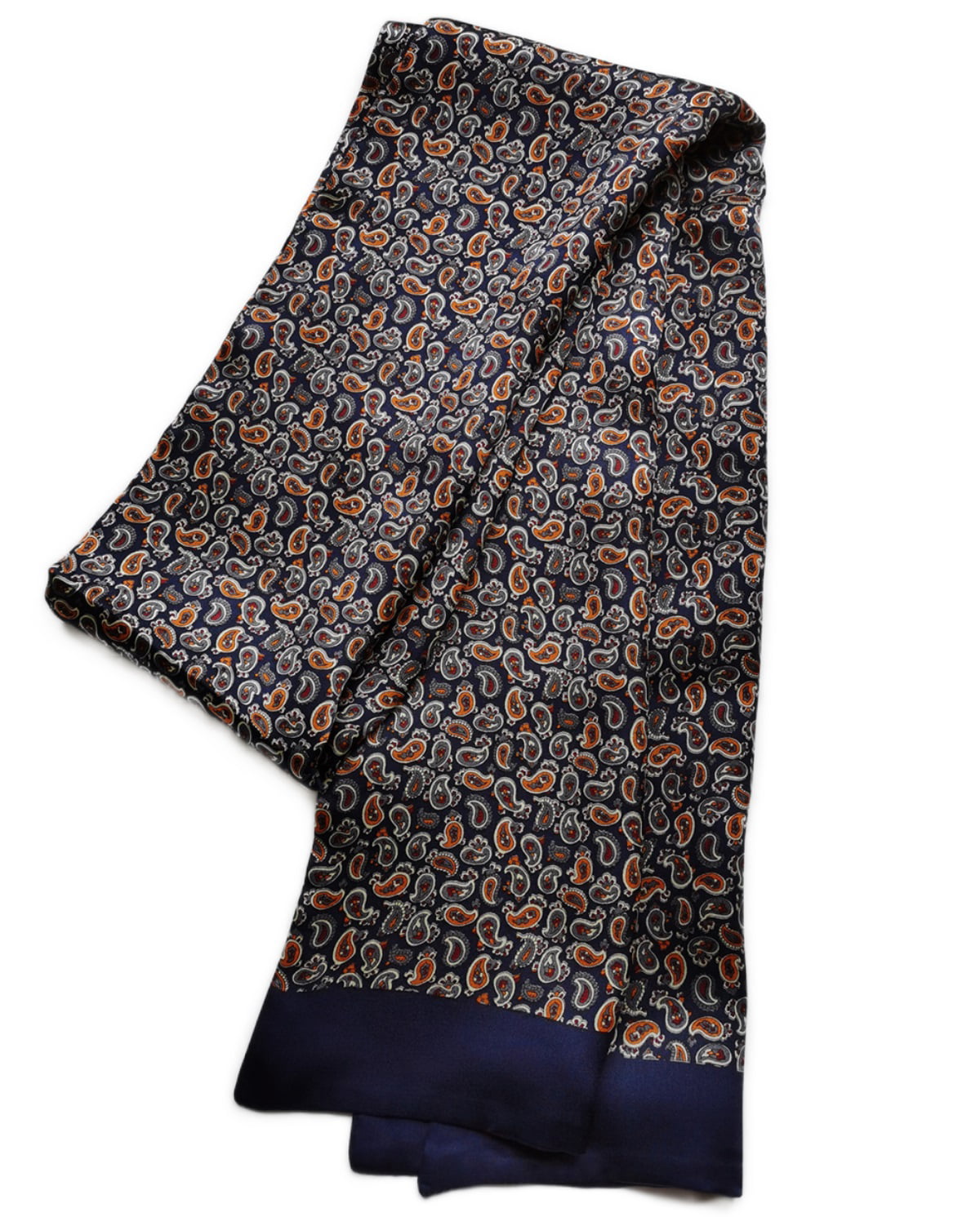 XUYUZUAU 100 Silk Scarves for Men Fashion Neck Scarf Double Layer