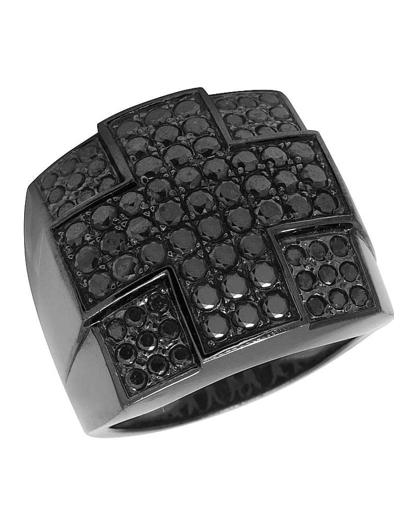 Fizzy Pinky Rings - Black Enamel