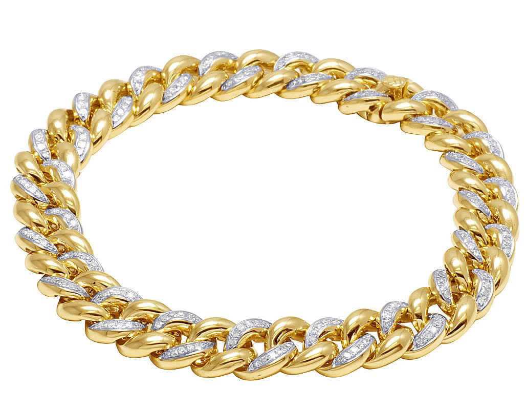 Real 10k Yellow Gold Miami Cuban link Bracelet 6mm 7 inch For small Wr –  Globalwatches10