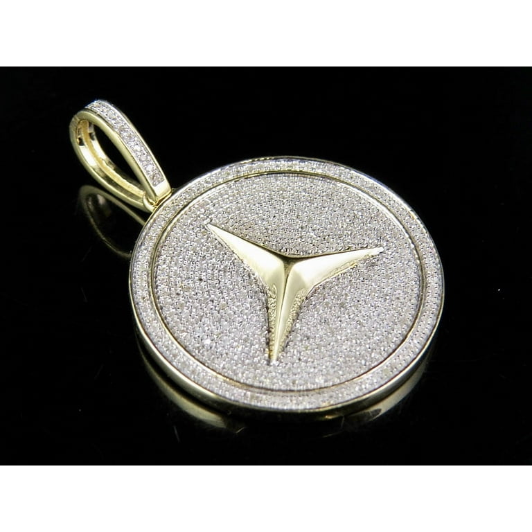 Iced out mercedes benz pendant discount