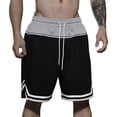 thumbnail image 1 of Men's 11" Athletic Shorts Quick Dry Elastic Performance Basketball Shorts with Pockets Black, 1 of 6