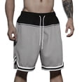 thumbnail image 1 of Men's 11" Athletic Shorts Quick Dry Elastic Performance Basketball Shorts with Pockets Gray, 1 of 6